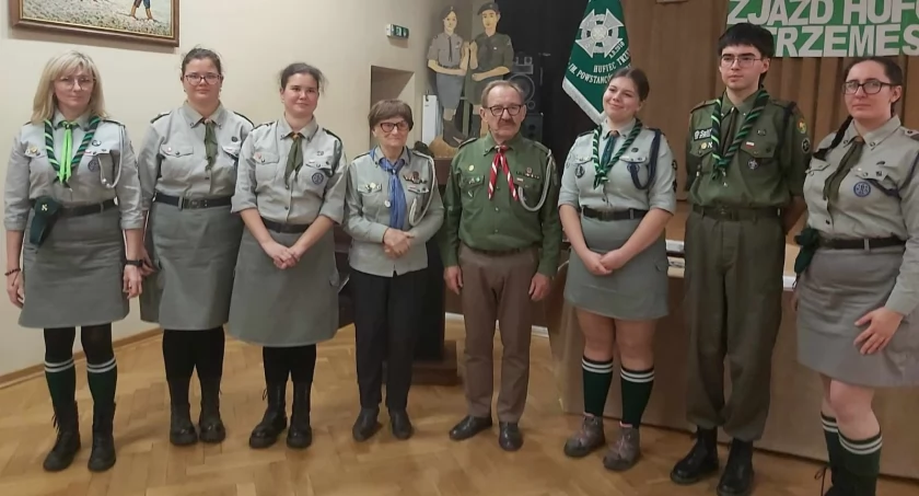 Władze Hufca ZHP w Trzemesznie   fot. arch. Hufca