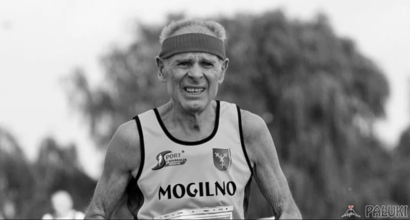 Wrzesień 2007 roku - Henryk Pade wbiega na stadion podczas 14. Ogólnopolskiego Biegu o Memoriał Mariana Śmigielskiego   fot. arch. Pałuk