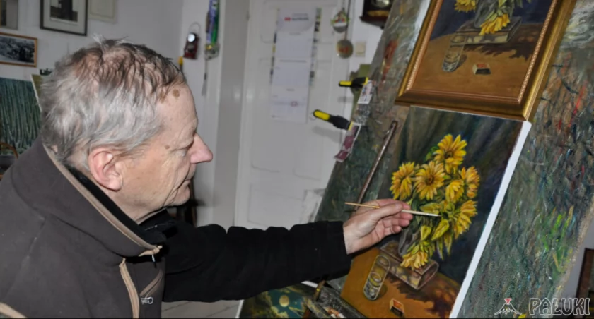 Konrad Szary przy pracy   fot. Paweł Lachowicz