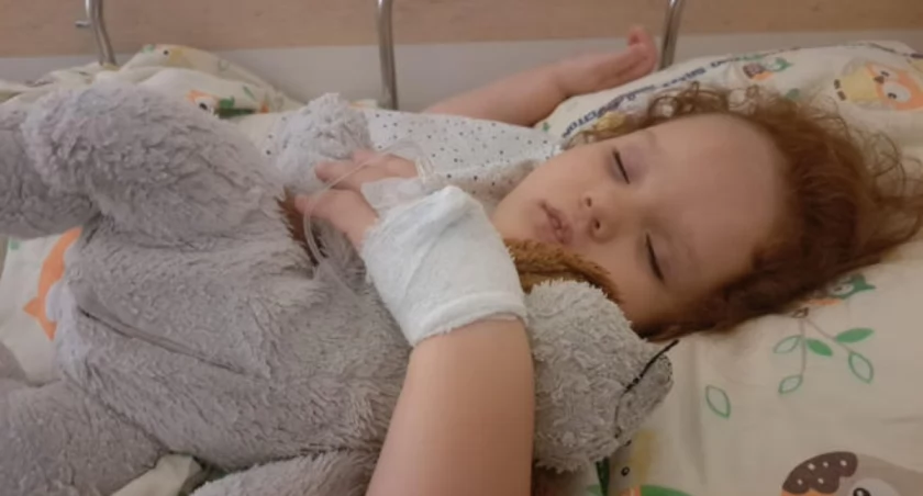 Na leczenie i rehabilitacje 3-letniej Amelki można przekazać 1,5% podatku fot. Tomasz Hołowczak