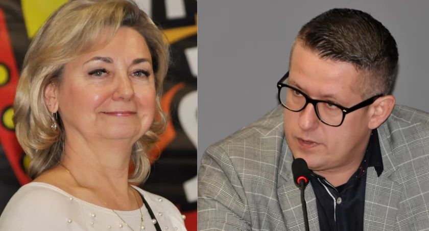 Renata Wendowski i Marcin Jakubiak oficjalnie ogłosili start w wyborach na stanowisko burmistrza Trzemeszna fot. Magdalena Lachowicz