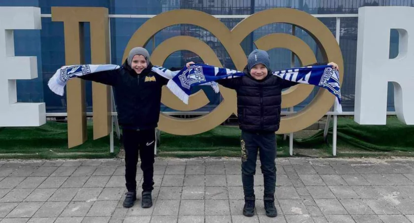 Fabian Wawrzyniak i Bartek Nowowiejski na konsultacjach w poznańskim 