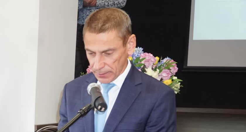Burmistrz Leszek Duszyński zrzucił odpowiedzialność za projekt uchwały o wzięciu kredytu na panią skarbnik   fot. Marek Holak