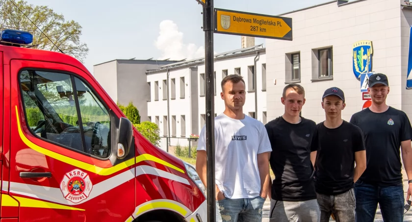 Ekipa z naszej Dąbrowy z wizytą w gminie Dąbowa na Opolszczyźnie   fot. Sebastian Lachowicz