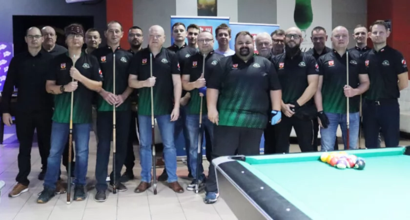 Bilardziści podczas ostatniego turnieju w ramach Grand Prix fot. arch. Michała Farynowskiego