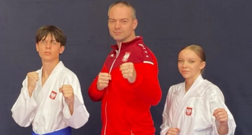 Gabriela Rybarczyk i Szymon Siedliński pozytywnie przeszli konsultacje i powołani zostali do kadry narodowej karate U14 fot. Lucjan Skowroński 