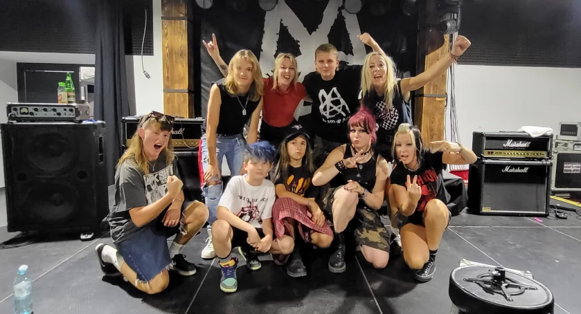Lock Down i Maid of Ace razem na scenie   fot. Agnieszka Godurkiewicz