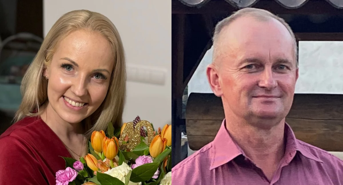 Magdalena Kaszkowiak i Dariusz Kurowski   fot. archiwa domowe