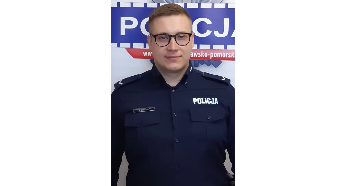 Życie miast i wsi, dzielnicowy rejonie gminy Mogilno - zdjęcie, fotografia
