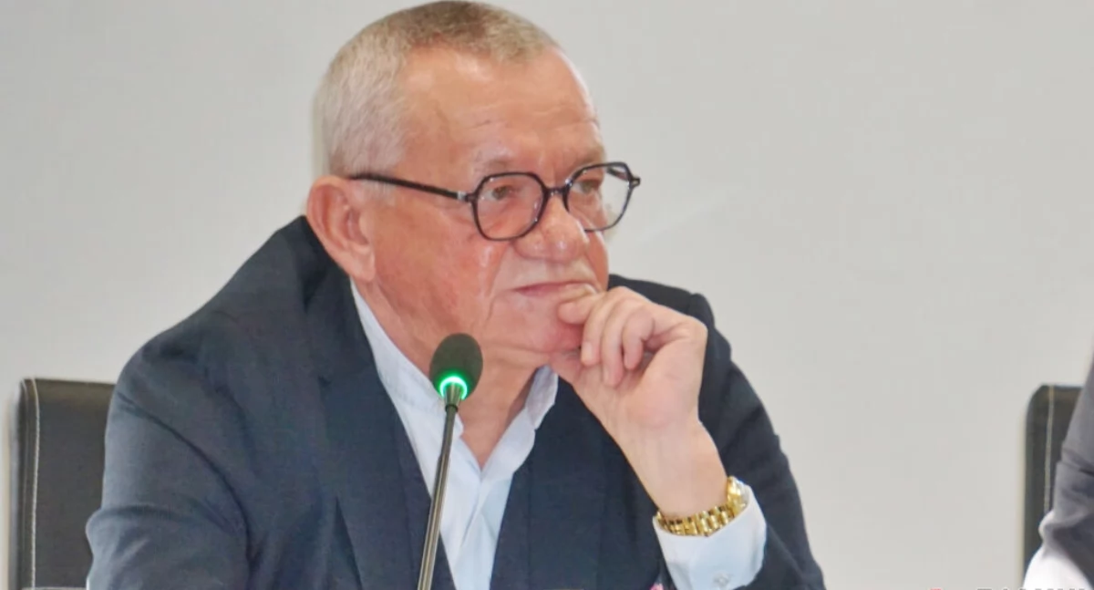Radny Grzegorz Stochliński jest przeciwny finansowaniu zawodowego sportu z budżetu gminy Mogilno   fot. Marek Holak