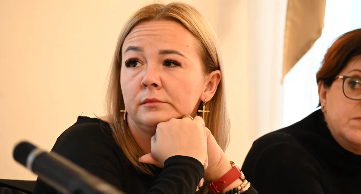 Natalia Dymarkowska nie rozumiała, jak można było zmienić treść uchwały bez wiedzy radnych wpisując w projekcie zero złotych w punkcie Budowa świetlicy w Gaju fot. Paweł Lachowicz