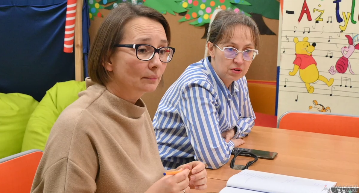 Koordynatorkami WOŚP w Orchowie są Magdalena Pęczkowska i Magdalena Kasprowicz fot. Paweł Lachowicz