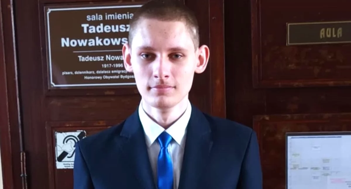 Marcel Sadowski został finalistą olimpiady polonistycznej fot. nadesłane