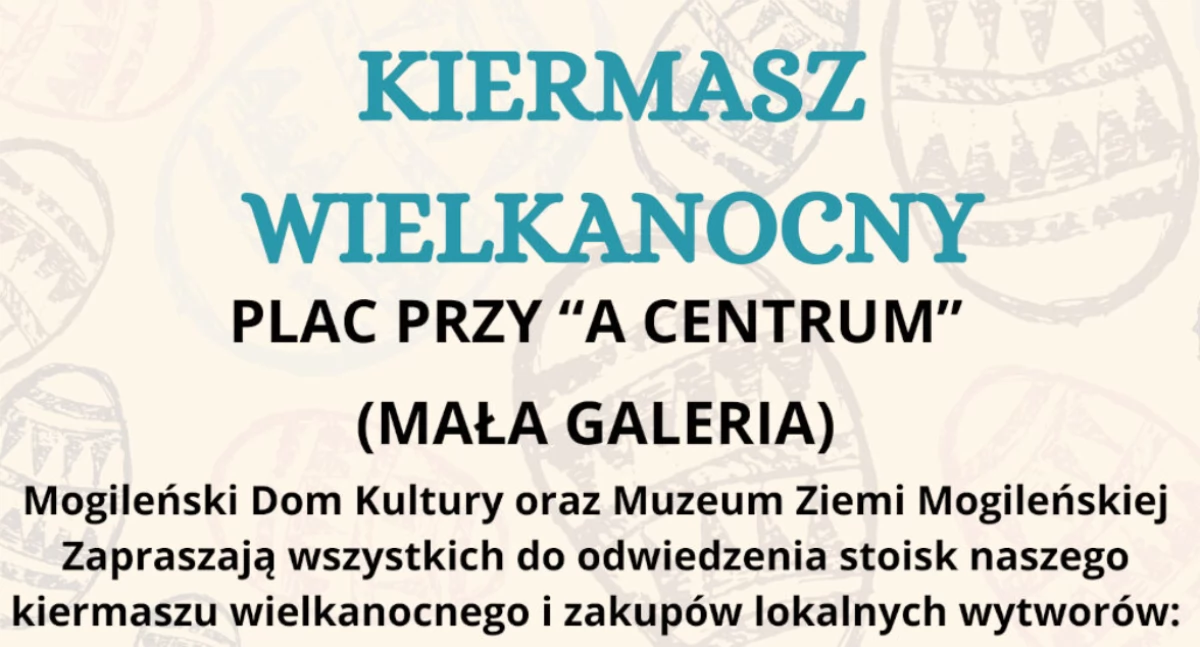 Festyny, pikniki, imprezy, Niedziela kwietnia Mogilnie kiermasz wielkanocny akcja Posadź drzewko - zdjęcie, fotografia