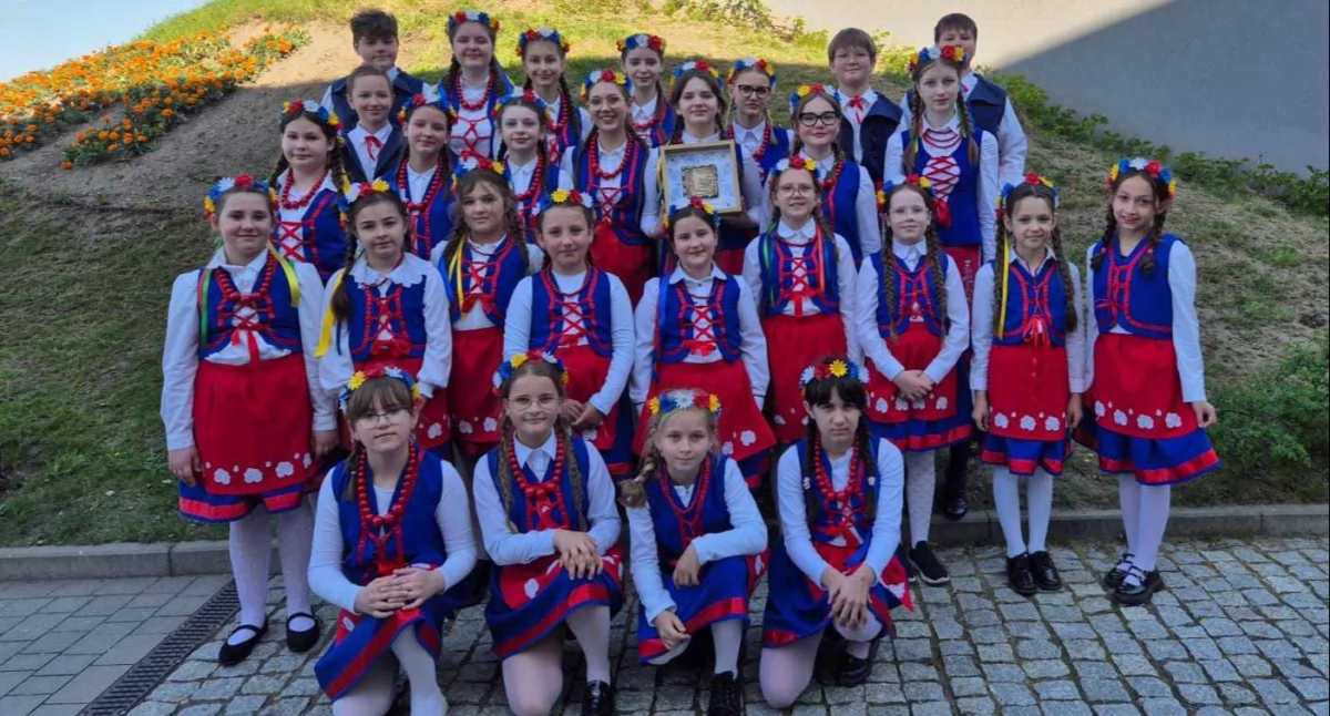 Kujawskie Gałganki na Przeglądzie Zespołów Folklorystycznych  w Brześciu Kujawskim fot. nadesłane