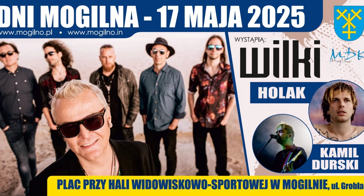 Koncerty, festiwale, muzyka •, Mogilna Gwiazdą wieczoru będzie zespół Wilki - zdjęcie, fotografia