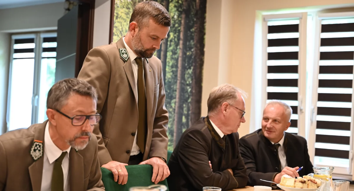 Gospodarzem narady techniczno-gospodarczej był nadleśniczy Nadleśnictwa Miradz Wojciech Wojtasiński fot. Paweł Lachowicz