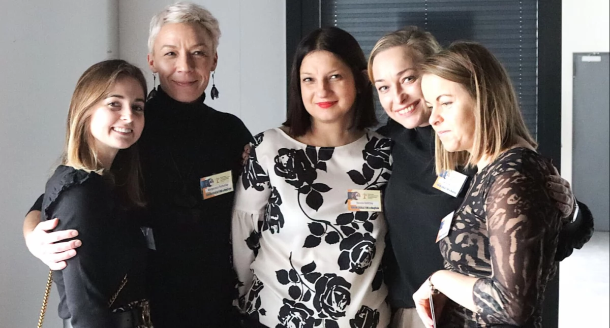Spotkania z chętnymi poprowadzą pedagożki i psycholożki z mogileńskiej Poradni. Od lewej:  Zofia Erdmann - psycholog, Małgorzata Pachulska - pedagog,  Natalia Belińska - psycholog, Ewelina Michalak - pedagog Agnieszka Duszyńska - pedagog fot. Paweł Lachowicz