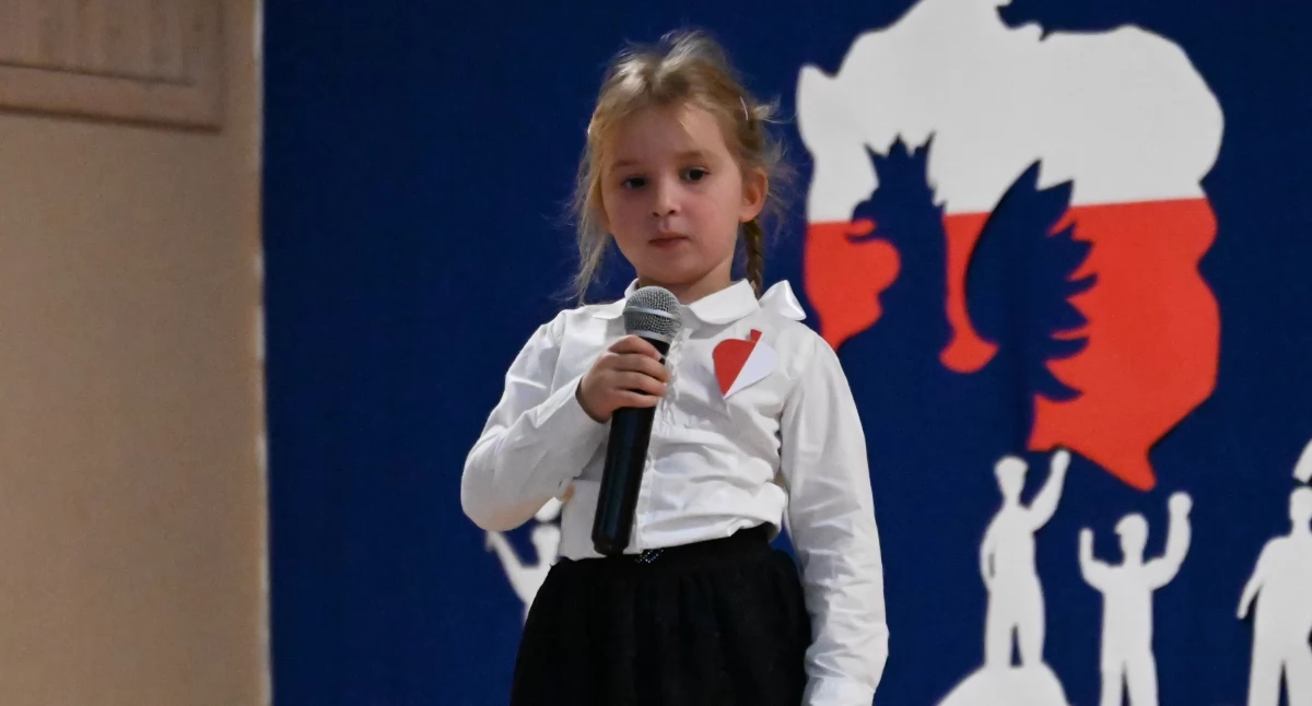 W kategorii przedszkolaków jako jedyna w przeglądzie wystąpiła Łucja Woźniak fot. Paweł Lachowicz