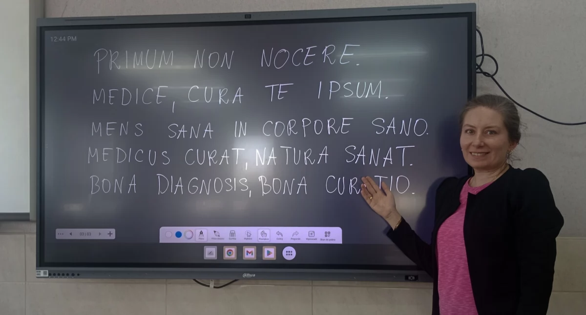 Zajęcia prowadzi dr Magdalena Karamucka-Marcinkiewicz fot. nadesłane