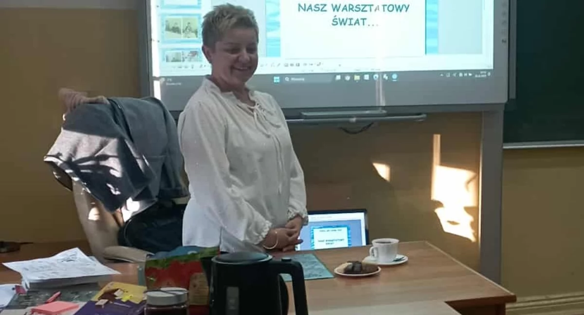 Justyna Kuss podczas spotkania w SOSW w Strzelnie fot. nadesłane