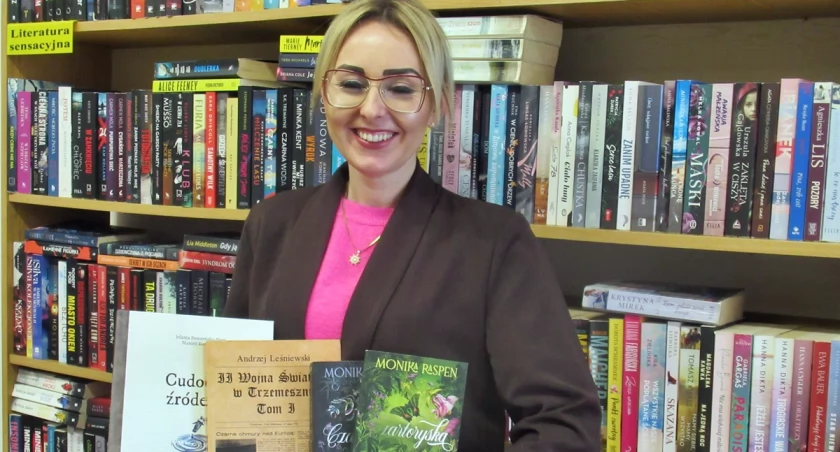 Najchętniej wypożyczane książki w trzemeszeńskiej Bibliotece Publicznej  fot. Paulina Kwiatkowska
