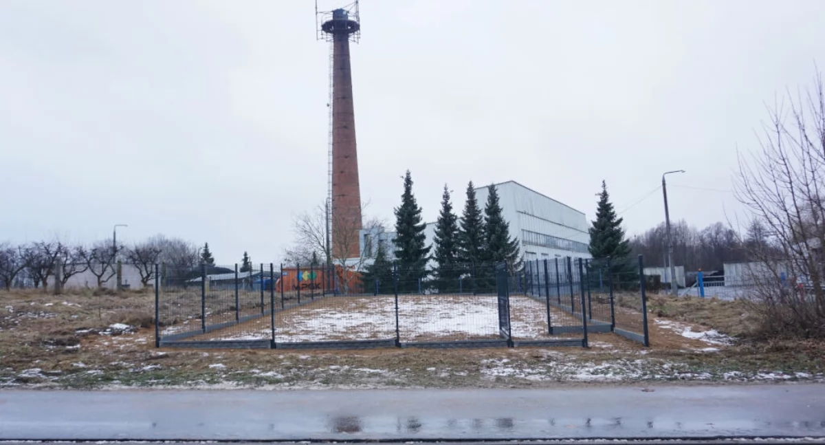 Miejsce przy ulicy Polnej, gdzie będzie zlokalizowany pierwszy psi park w Mogilnie   fot. Marek Holak