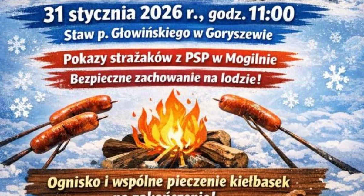 Festyny, pikniki, imprezy, Bezpieczne ferie zimowe stycznia pokaz Goryszewie - zdjęcie, fotografia