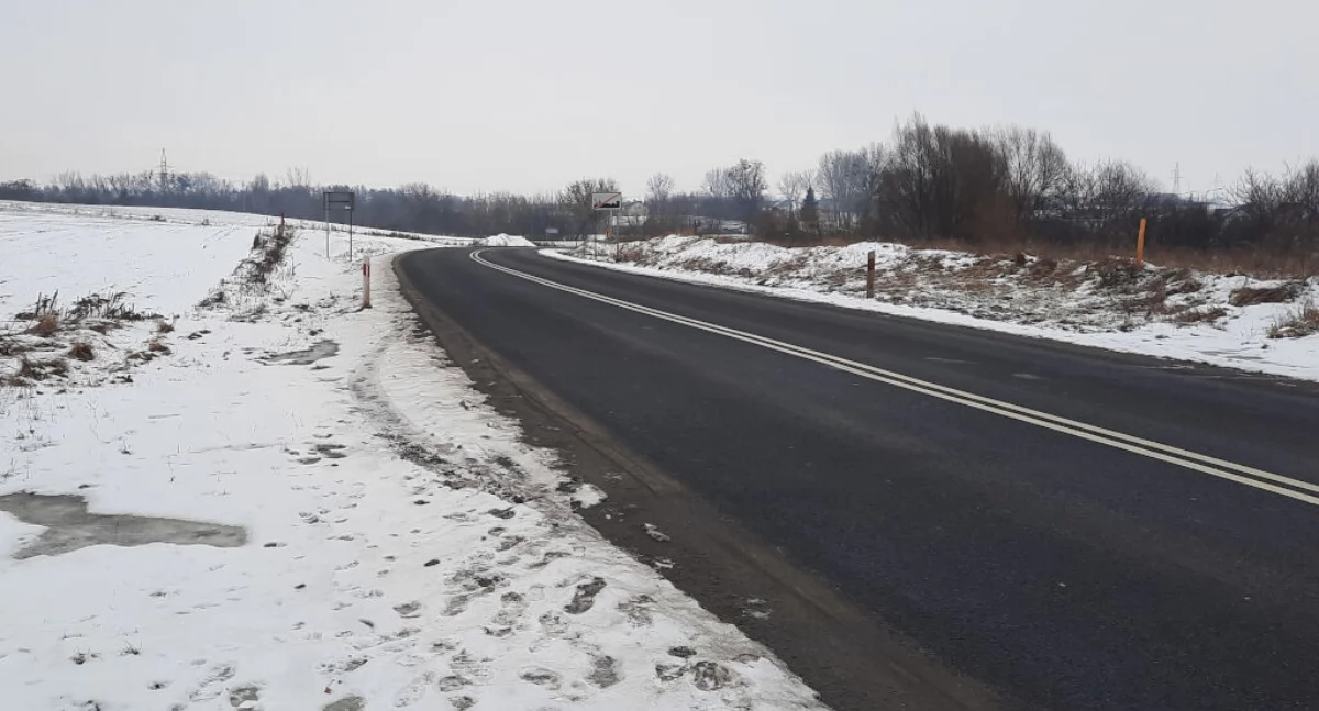 Tu będzie zaczynać się ścieżka rowerowa z Mogilna do Wiecanowa   fot. Marek Holak