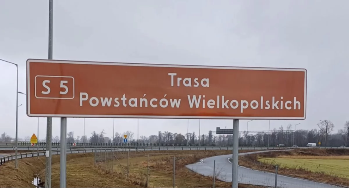 Póki co takie tablice zostały umieszczone tylko na S-5 w granicach województwa wielkopolskiego fot. GDDKiA Oddział w Poznaniu