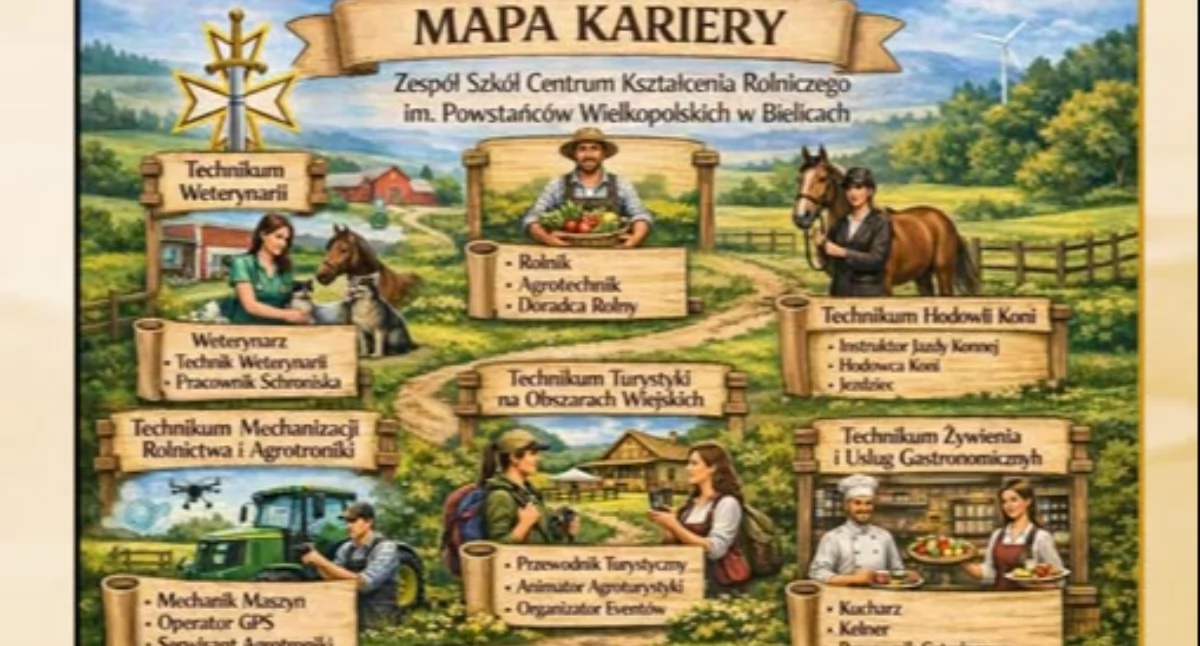 Szkoły, przedszkola, nauka, Tydzień Zawodowców Zespole Szkół Bielicach marca - zdjęcie, fotografia