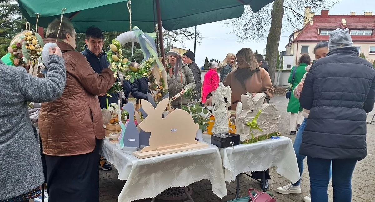 Stoisko wielkanocne WTZ cieszyło się dużym zainteresowaniem odbiorców fot. Paulina Kwiatkowska