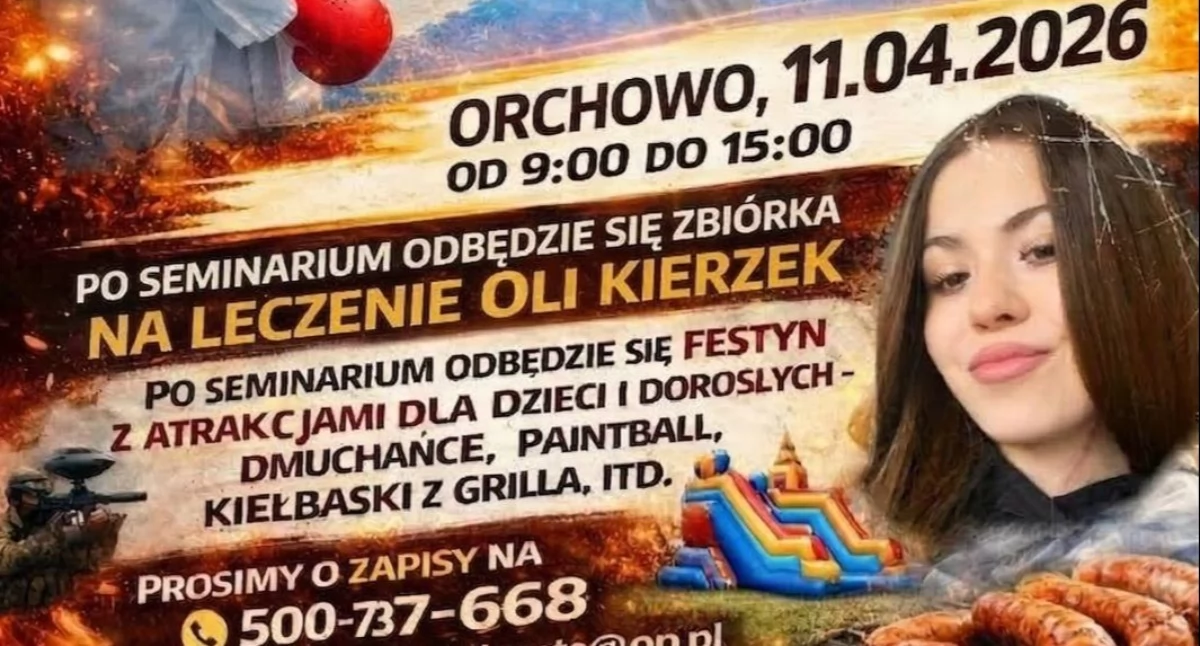Festyny, pikniki, imprezy, Charytatywne Seminarium Hubertem Kaczmarkiem w Orchowie kwietnia - zdjęcie, fotografia