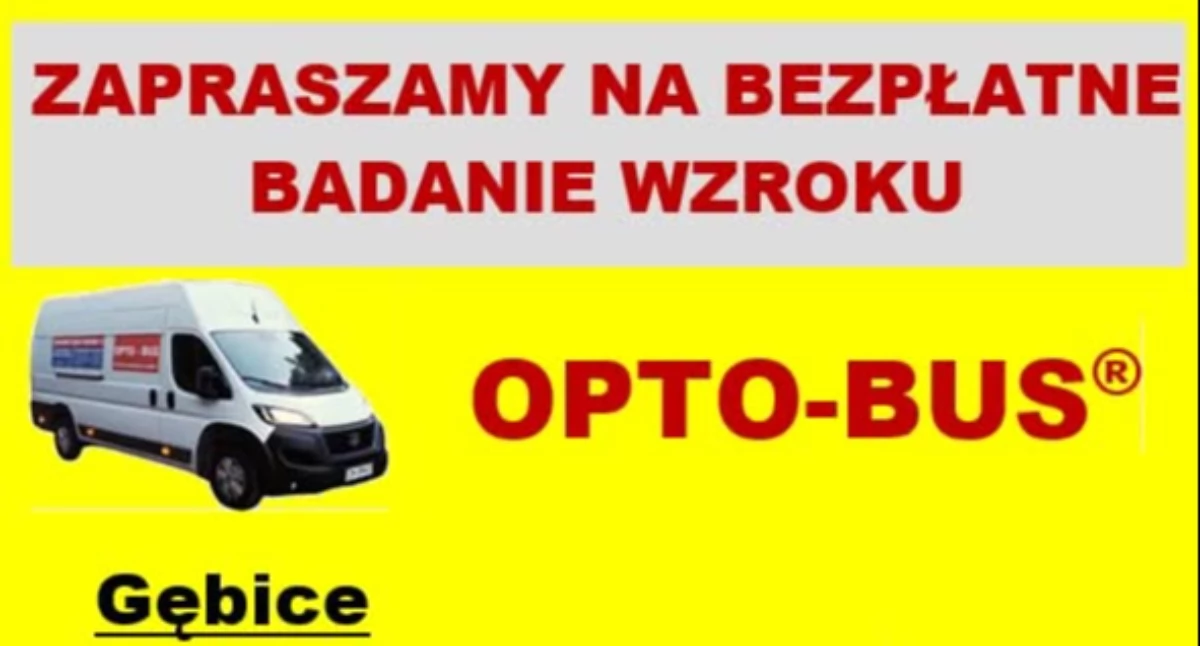 Życie miast i wsi, Bezpłatne badanie wzroku osób powyżej wzroku Gębice Chabsko - zdjęcie, fotografia