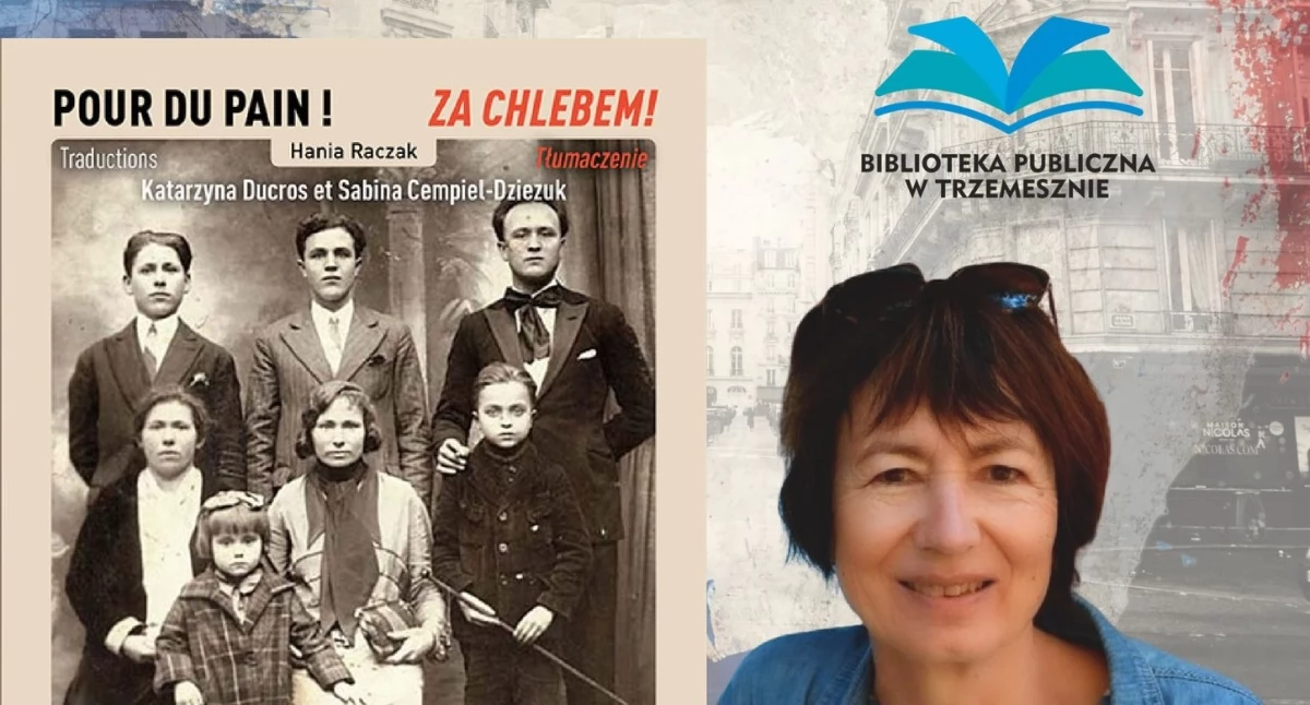 Życie miast i wsi, Spotkanie Hanią Fourot Raczak Bibliotece Publicznej Trzemesznie - zdjęcie, fotografia
