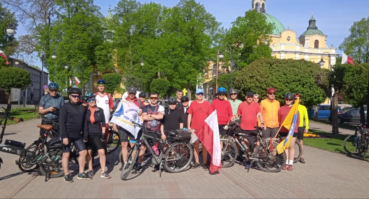 W rowerowym rajdzie wzięło udział 21 zawodników fot. Stowarzyszenie Pod Żaglami