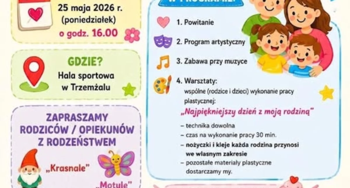 Szkoły, przedszkola, nauka, Uroczystość Święta Rodziny Trzemżalu - zdjęcie, fotografia