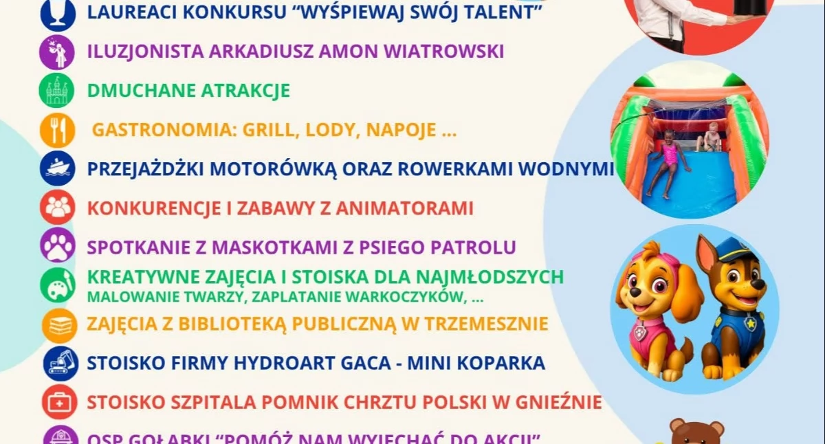 Festyny, pikniki, imprezy, Dzień Dziecka Magnolii Trzemesznie - zdjęcie, fotografia