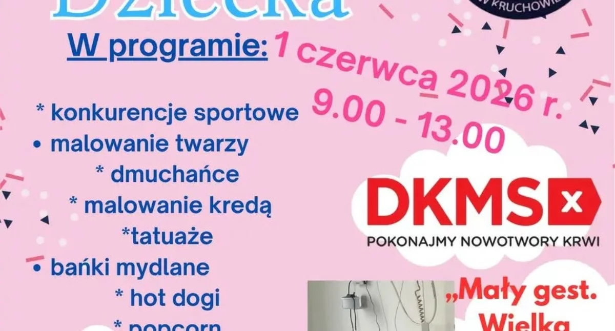 Festyny, pikniki, imprezy, Dzień Dziecka Kruchowie czerwca - zdjęcie, fotografia