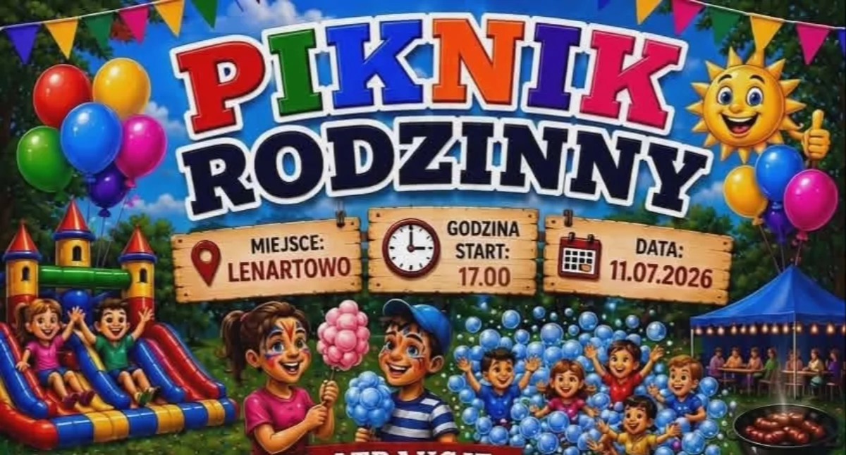 Festyny, pikniki, imprezy, Piknik rodzinny Lenartowie lipca - zdjęcie, fotografia