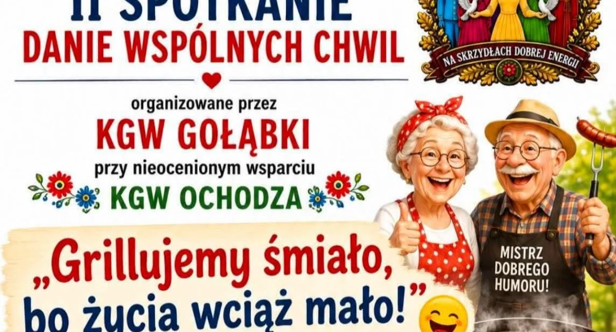 Festyny, pikniki, imprezy, Spotkanie seniorów sołectwa Gołąbki Ochodza lipca - zdjęcie, fotografia