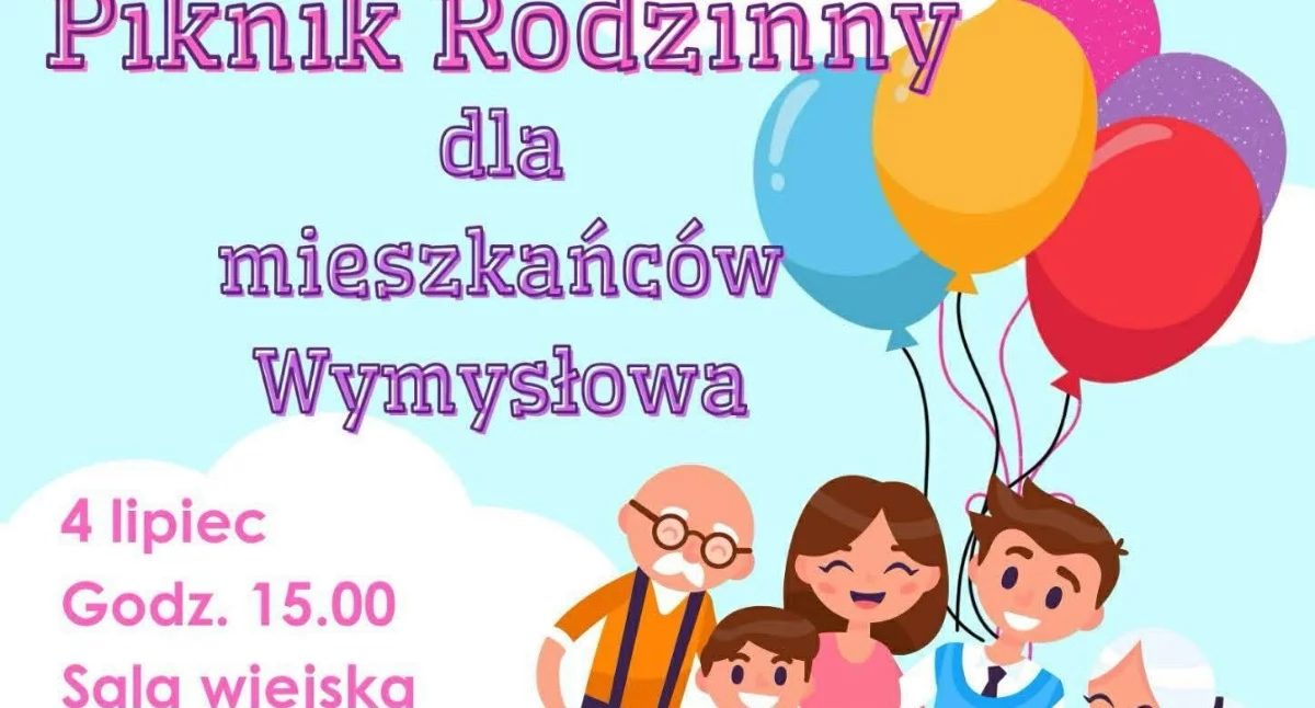 Festyny, pikniki, imprezy, Piknik rodzinny Wymysłowie lipca - zdjęcie, fotografia