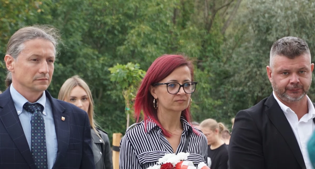 Dorota Czarnecka z kolegami klubowymi Robertem Maćkowiakiem i Marcinem Musiałem   fot. Marek Holak