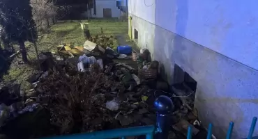Pożar kotłowni w budynku jednorodzinnym na ulicy Skłodowskiej-Curie w Mogilnie