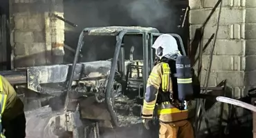 Pożar budynku gospodarczego w Padniewku
