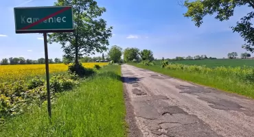 Rusza przebudowa drogi powiatowej nr 2243P Kamieniec - Dysiek (zdjęcia)
