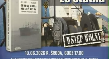 Spotkanie z Miłoszem Szymańskim w Miejskiej Bibliotece Publicznej w Mogilnie już 10 czerwca 2026 roku