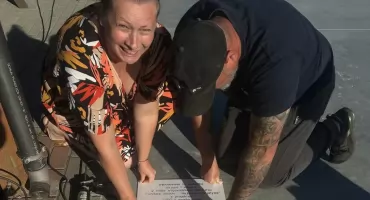 Betonowa płyta w obiekcie rekreacyjno-sportowym w Ochodzy (zdjęcia)