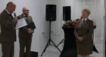 Halina Żuk - Główna Księgowa Lasów Państwowych Nadleśnictwa Gołąbki przeszła na emeryturę (zdjęcia)