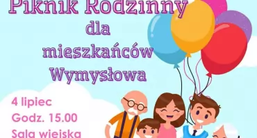Piknik rodzinny w Wymysłowie już 4 lipca